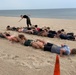 High intensity beach workout breaks down self-imposed limits
