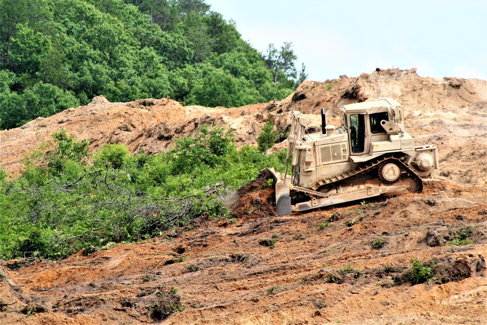 950th Engineer Company Soldiers latest to work on troop project for Fort McCoy DPW area