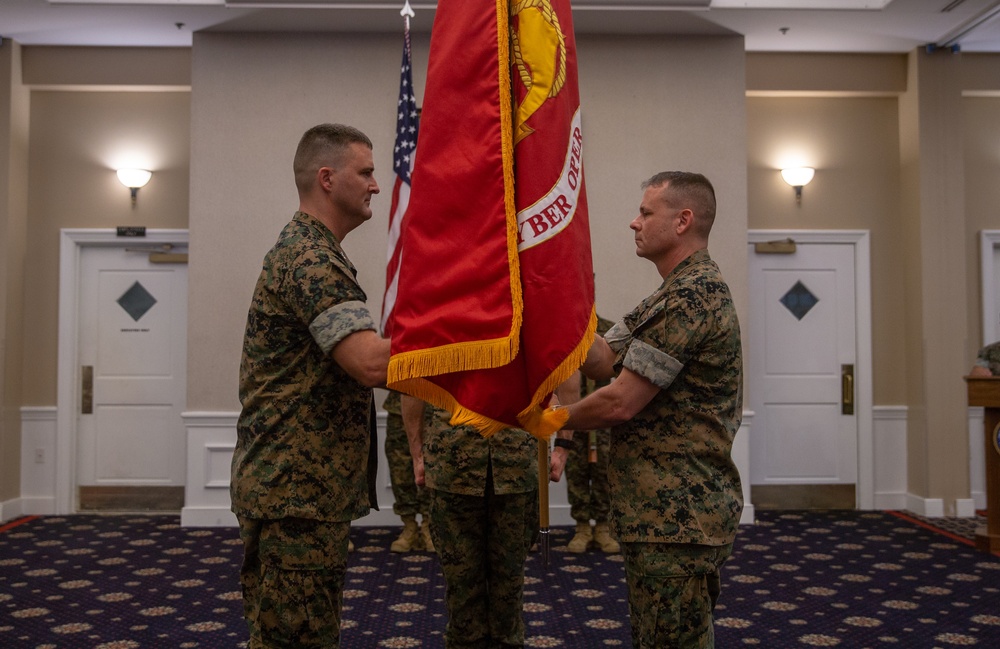 Marine Corps Cyberspace Operations Group Change of Command