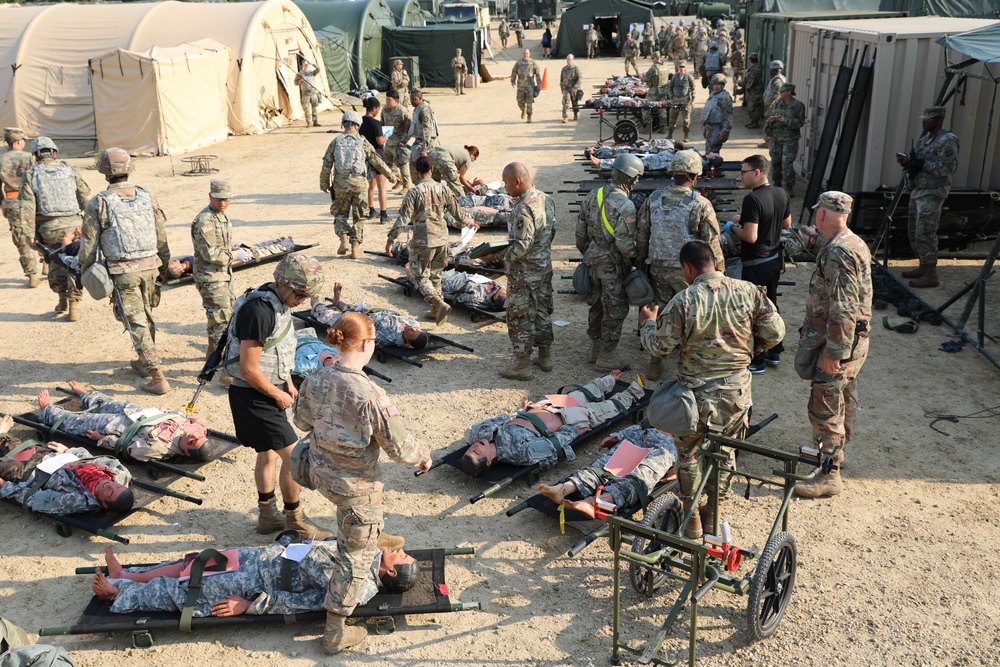 Army Reserve medics tested during Regional Medic