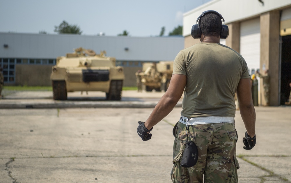 Abrams tank training