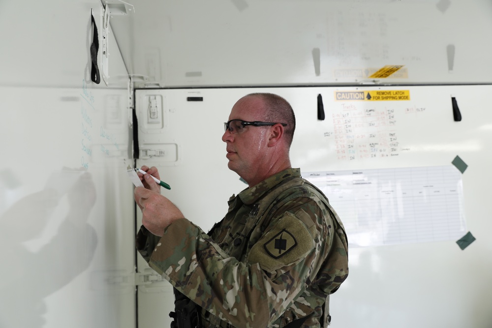Arkansas Soldiers make final preparations for the box