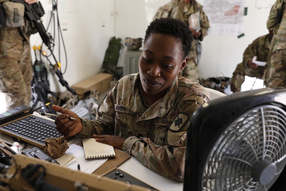 Arkansas Soldiers make final preparations for the box