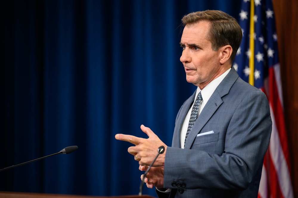 DVIDS - Images - Pentagon Press Secretary John F. Kirby briefs the press  [Image 4 of 8]