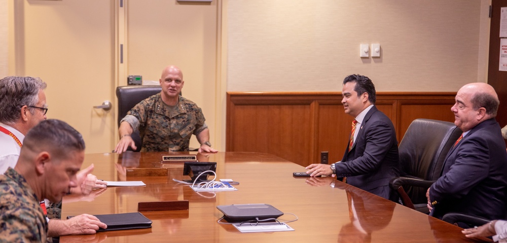 Marine Corps Support Facility Leadership Meets with The Legion of Mars