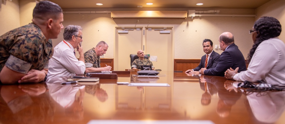 Marine Corps Support Facility Leadership Meets with The Legion of Mars