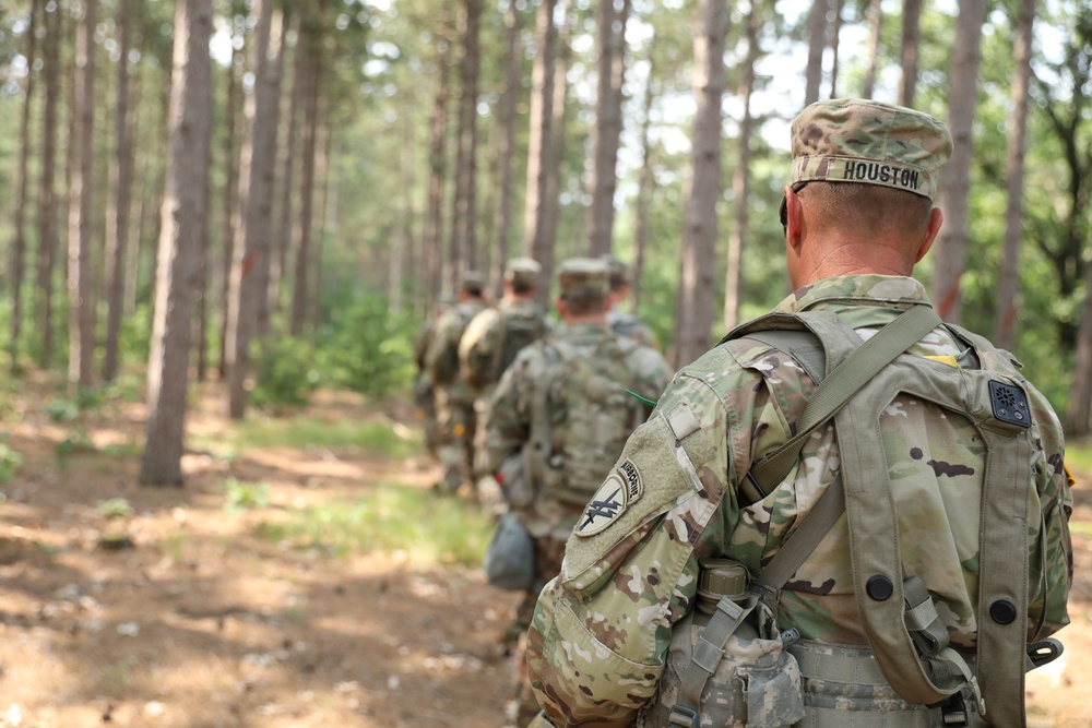Soldiers of the 16th Psychological Operations Battalion conduct react to contact training