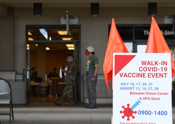 Joint-Service COVID-19 Vaccination Event at Navy Exchange Pearl Harbor