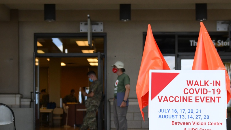 Vaccination Station: Joint-Service Initiative at Navy Exchange Pearl Harbor
