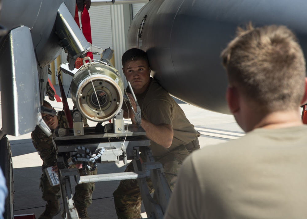 Fighter Squadrons compete in a Quarterly Load Crew, Dedicated Crew Chief and Jammer Vehicle competition