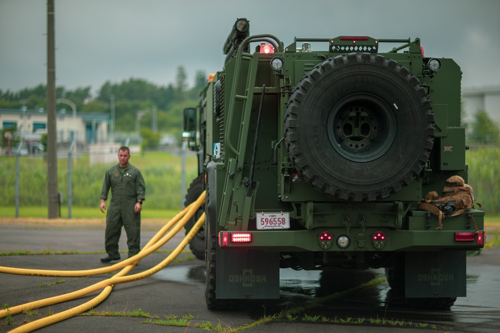 Crash Fire Rescue Conducts training during Eagle Wrath