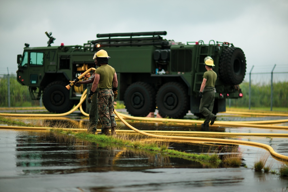 Crash Fire Rescue Conducts training during Eagle Wrath