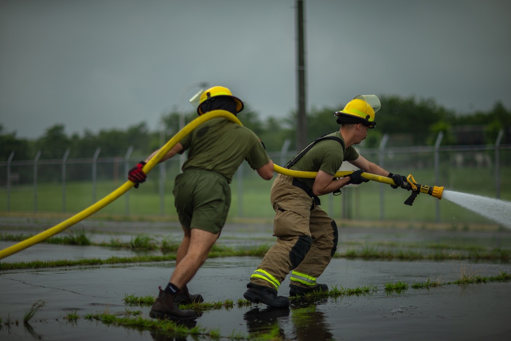 Crash Fire Rescue Conducts training during Eagle Wrath