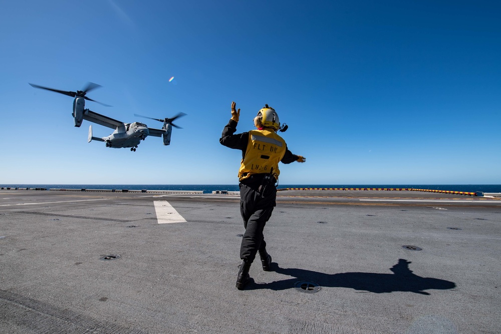 USS America (LHA 6) Conducts Flight Operations During Exercise Talisman Sabre 21