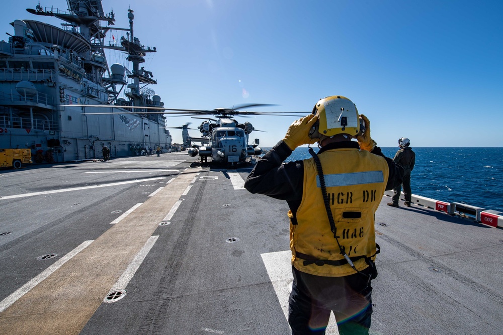USS America (LHA 6) Conducts Flight Operations During Exercise Talisman Sabre 21