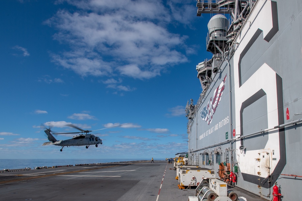 USS America (LHA 6) Conducts Flight Operations During Exercise Talisman Sabre 21