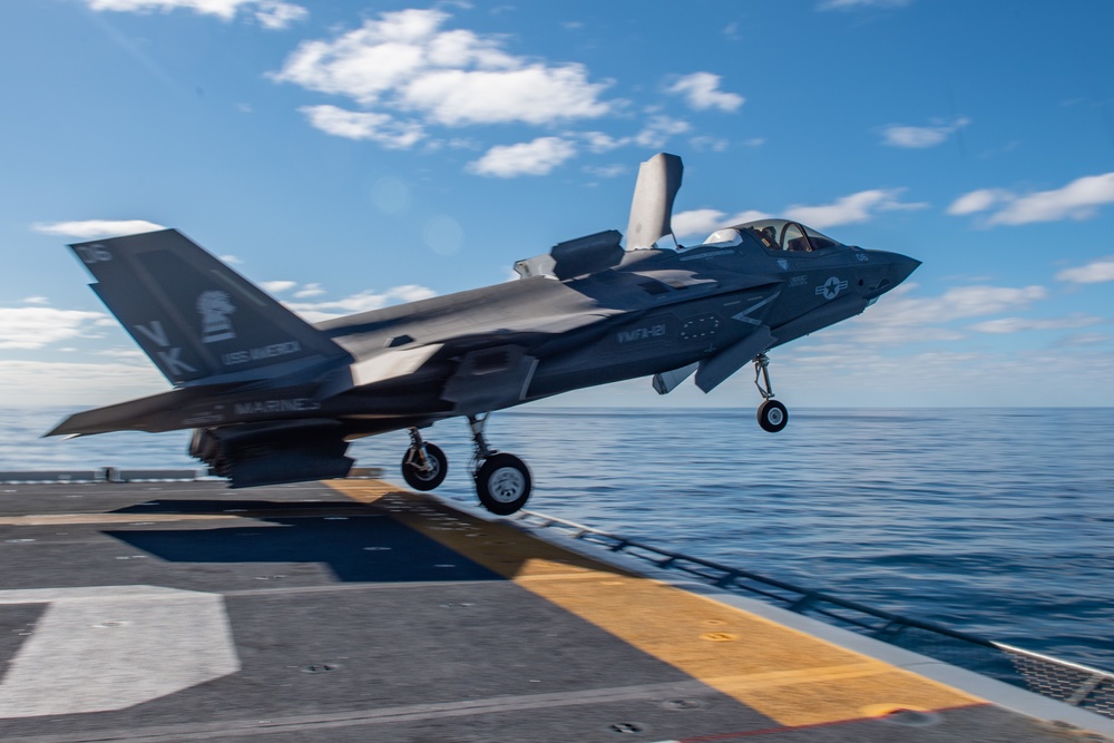USS America (LHA 6) Conducts Flight Operations During Exercise Talisman Sabre 21