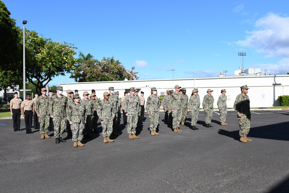 Navy Medicine Readiness and Training Command Pearl Harbor Formation Prior to Frocking