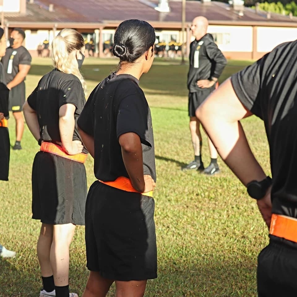 U.S. Army Noncommissioned Officer Academy Hawaii's Students conducts Physical Training