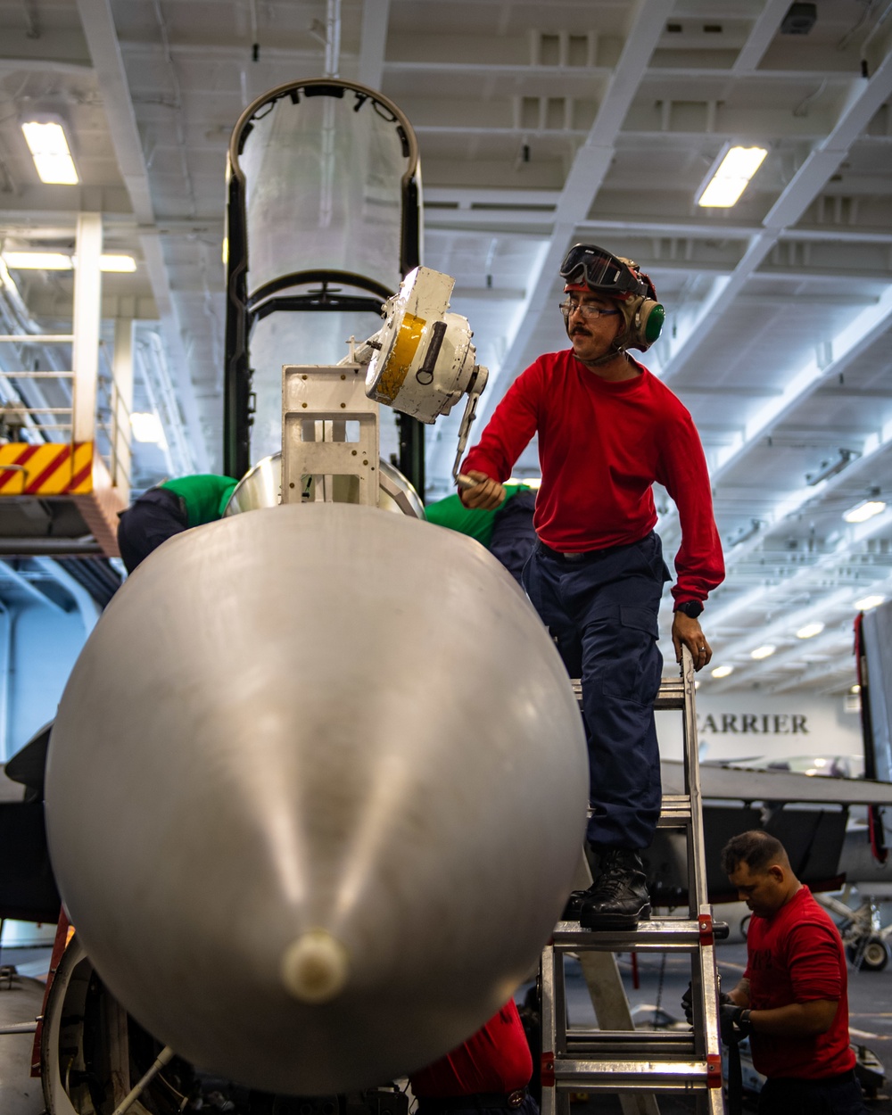 DVIDS - Images - USS Carl Vinson (CVN 70) Conducts Weapon Maintenance ...