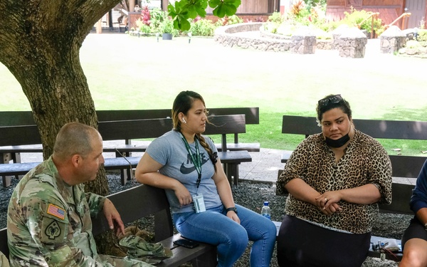 Task Force Oceania Pacific Augmentation Team-Tonga Learns from Tongan BYU-Hawaii Students