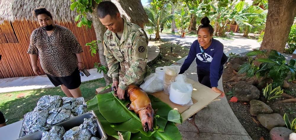 Task Force Oceania Pacific Augmentation Team-Tonga Learns from Tongan BYU-Hawaii Students