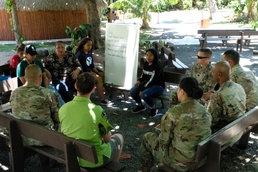 Task Force Oceania Pacific Augmentation Team-Tonga Learns from Tongan BYU-Hawaii Students
