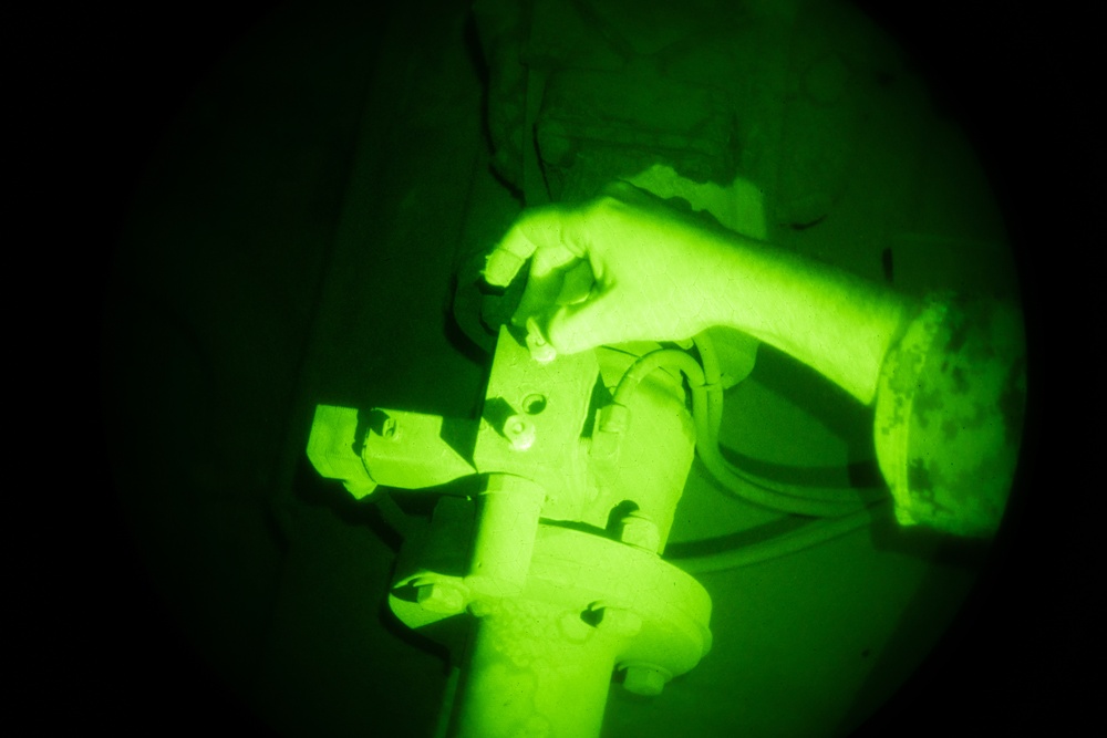 Talisman Sabre 21 | Marines with 3D Transportation Battalion conduct night refueling operations