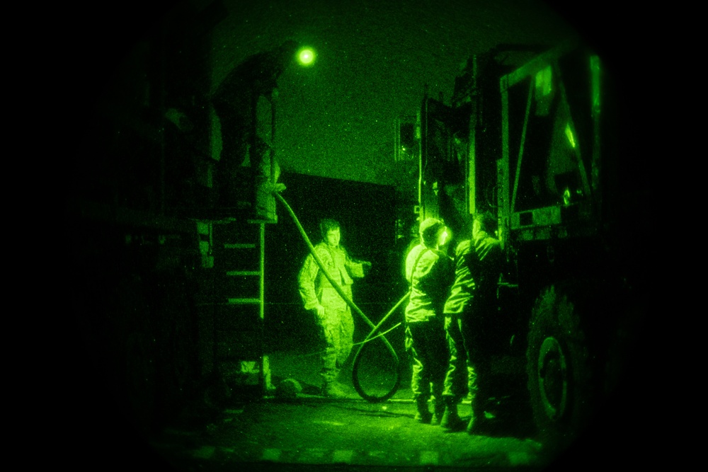 Talisman Sabre 21 | Marines with 3D Transportation Battalion conduct night refueling operations
