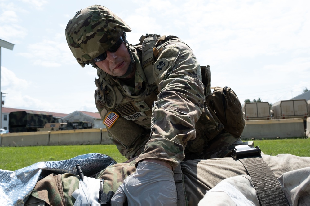 Treating Covid-19 Patients at Fort McCoy