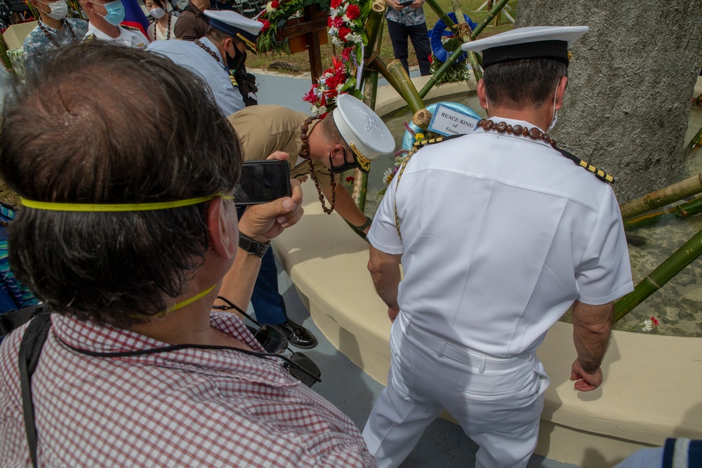 MCB Camp Blaz senior leaders pay respect during memorial service in Agat