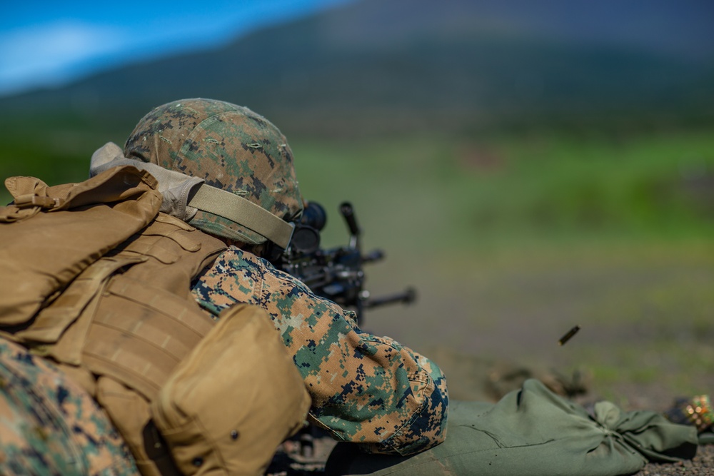 MWSS-171 Conducts a Machine Gun Range during Eagle Wrath 21