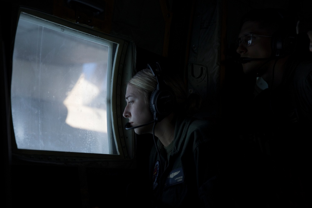 Talisman Sabre 21: U.S. Marines with VMGR-152 conduct Aerial Refueling with F-35B