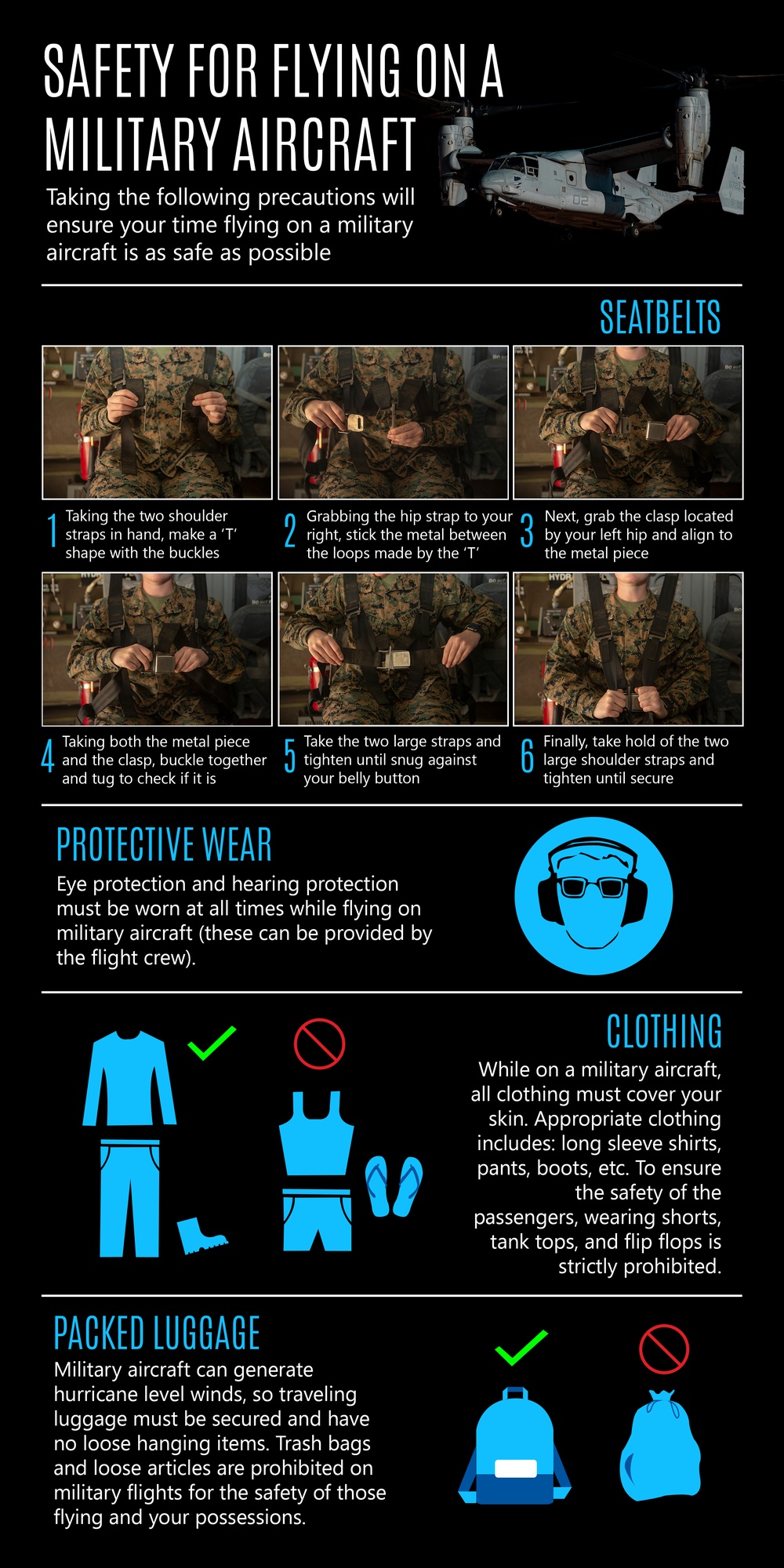 Military Aircraft Safety Infographic