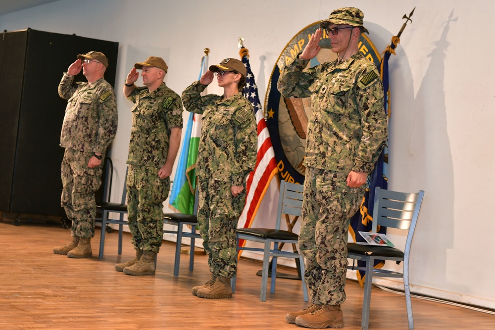 Camp Lemonnier Holds Michaud Expeditionary Medical Facility Change of Charge Ceremony