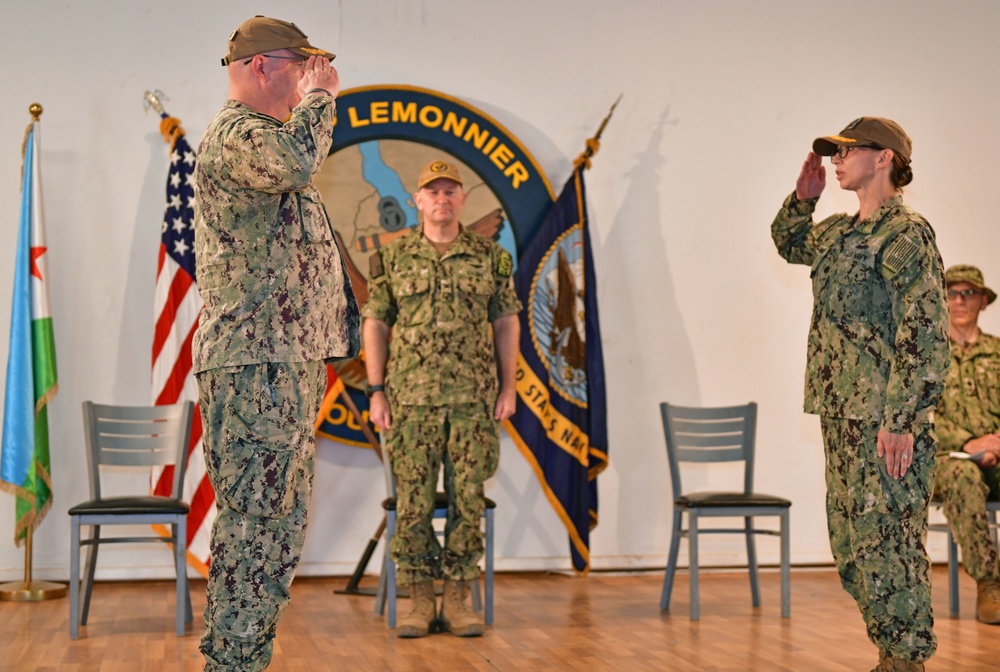 Camp Lemonnier Holds Michaud Expeditionary Medical Facility Change of Charge Ceremony