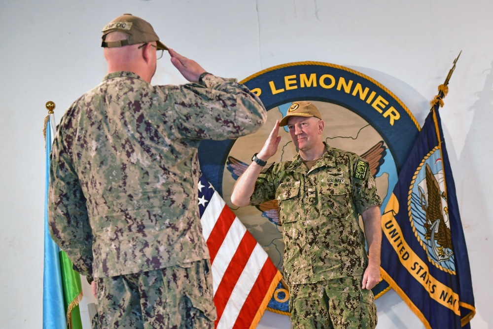 Camp Lemonnier Holds Michaud Expeditionary Medical Facility Change of Charge Ceremony