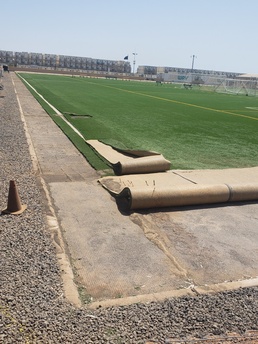 Camp Lemonnier Turf Field Reopening