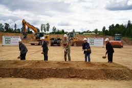Groundbreaking new vehicle maintenance shop at Grafenwoehr Training Area
