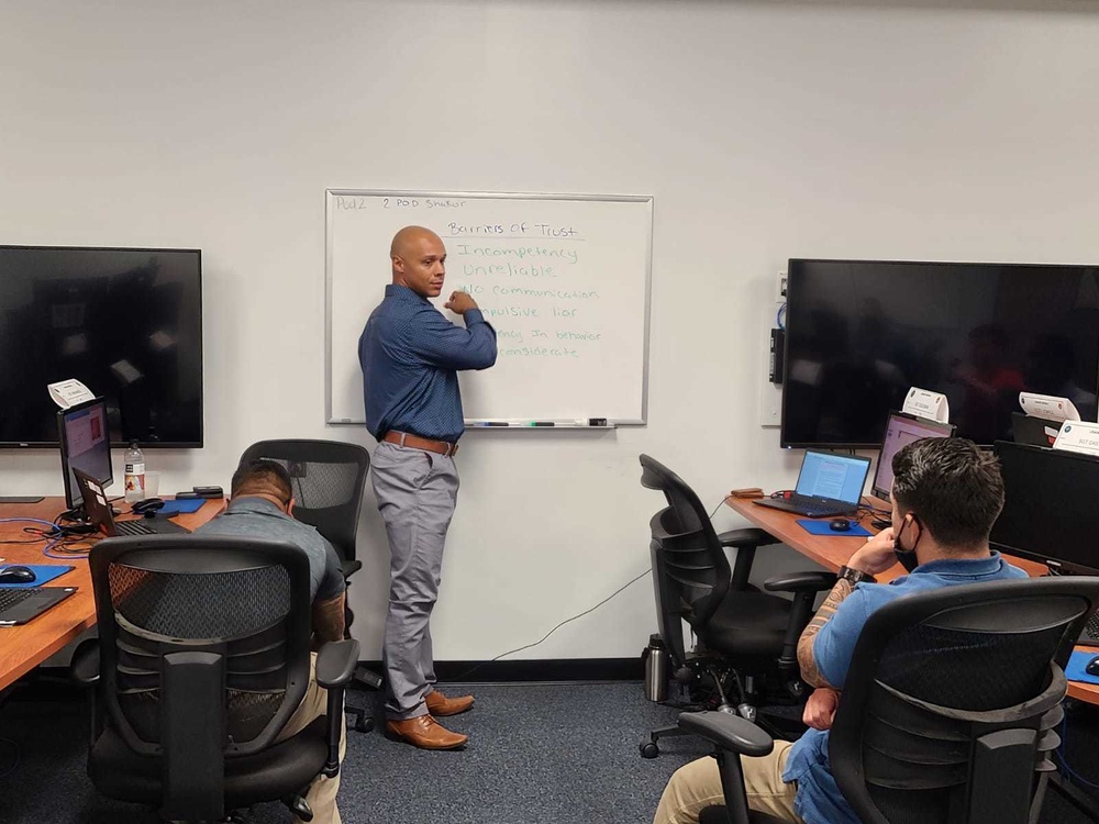 U.S. Army Soldiers conduct professional development while attending Advanced Leaders Course