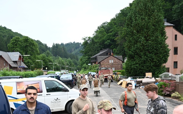 52nd CES volunteers aid flood recovery in Auw an der Kyll