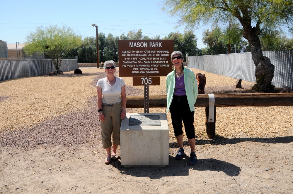 Sister of Mason Park namesake honors brother’s memory, legacy at YPG