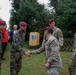 American and German paratroopers commemorate the 45th anniversary of two fallen paratroopers