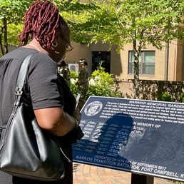 Fort Campbell SRU rededicates Warrior Memorial Garden