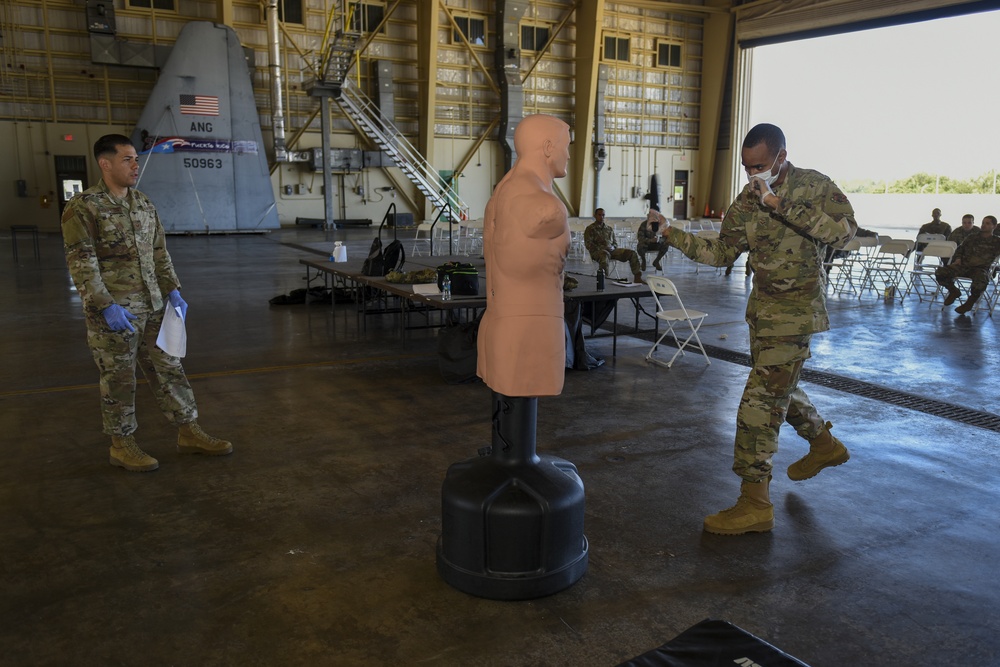 156th Security Forces Squadron augmentee training
