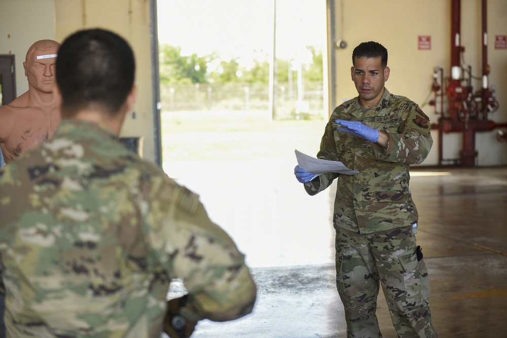 156th Security Forces Squadron augmentee training