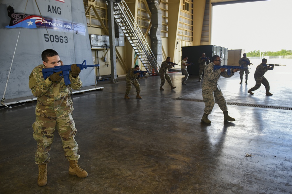 156th Security Forces Squadron augmentee training