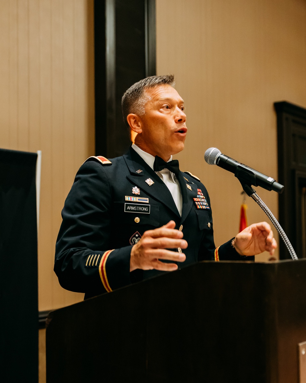 The 1st Squadron 221st Cavalry held a Military ball at Santa Fe Station