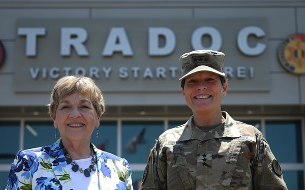 Virginia Penrod, Acting Undersecretary of Defense for Personnel and Readiness, visits Joint Base Langley-Eustis