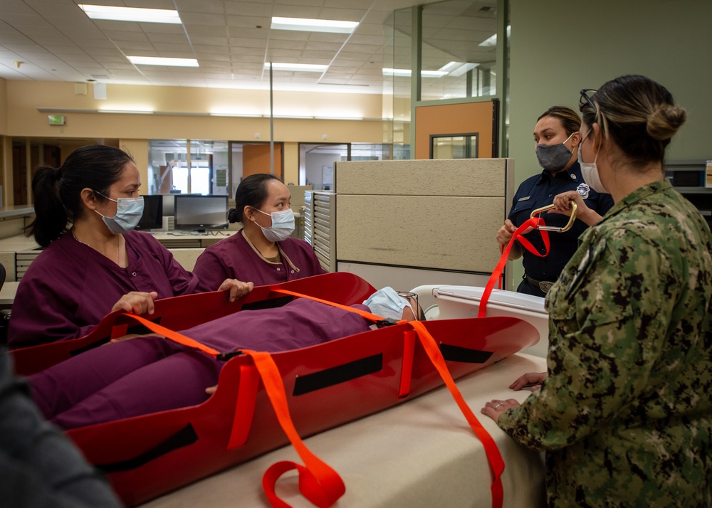 Med Sled Training at NMRTC San Diego